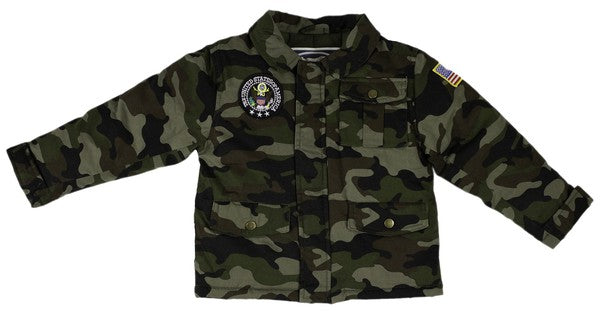 Boys Camo Puffer