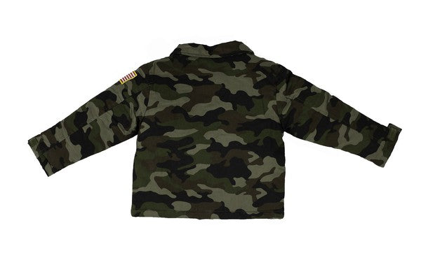 Boys Camo Puffer