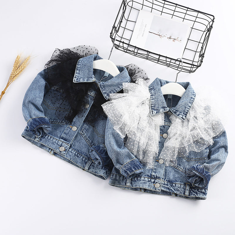 Denim & Lace Jacket (place item in cart for sales price)