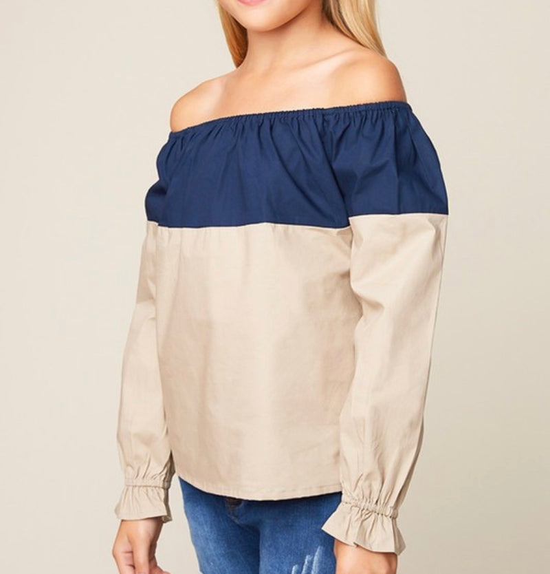 Taupe Half Off Tunic