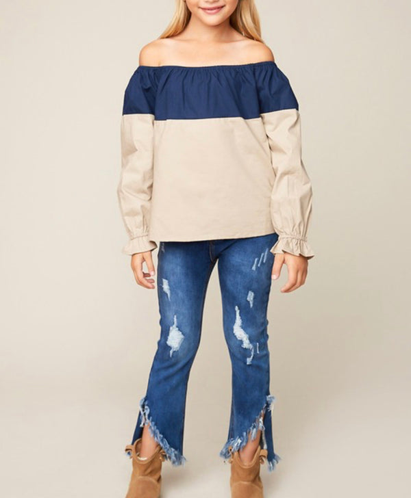 Taupe Half Off Tunic