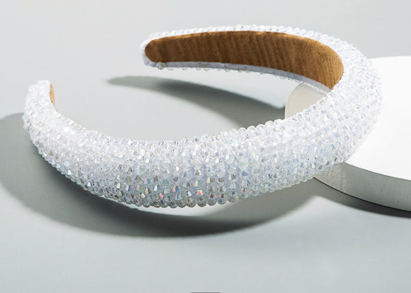 Clear Beaded Headband