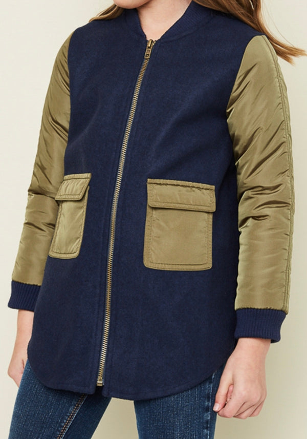 Olive Two Tone Derby