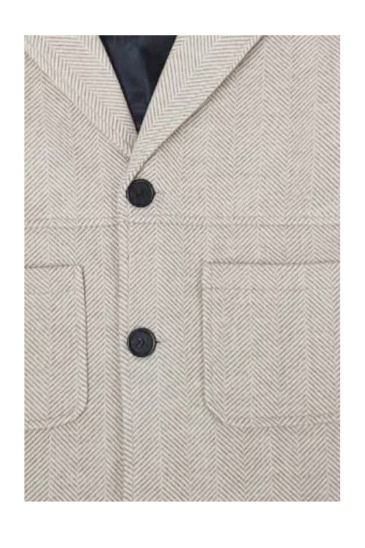Khaki Mini Trench Coat