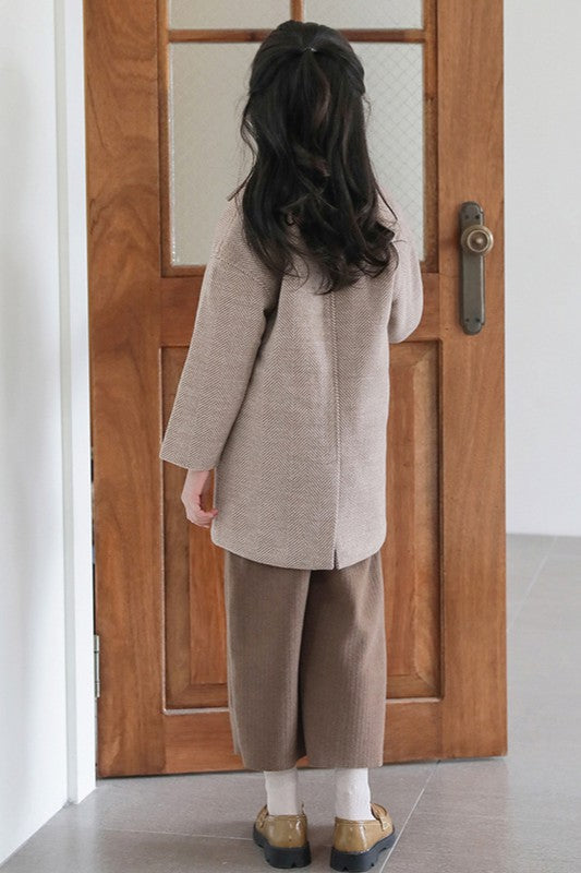 Khaki Mini Trench Coat